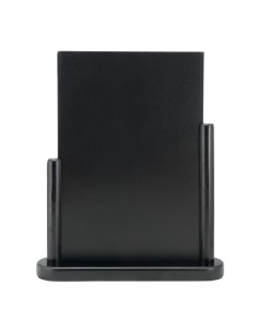 Grand chevalet de table Securit Elegant noir - A4