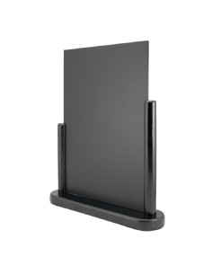 Grand chevalet de table Securit Elegant noir - A4 2