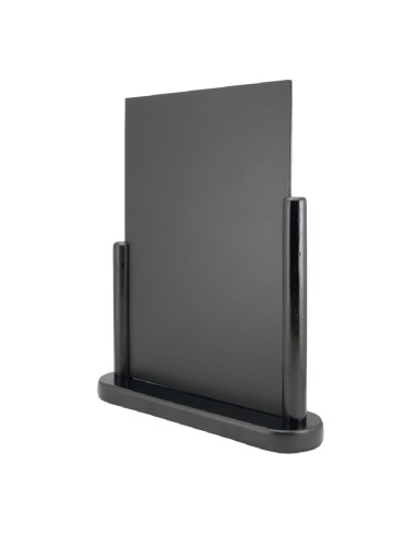 Grand chevalet de table Securit Elegant noir - A4