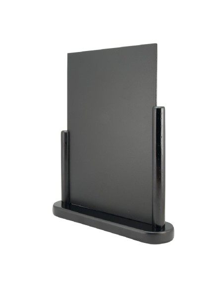 Grand chevalet de table Securit Elegant noir - A4