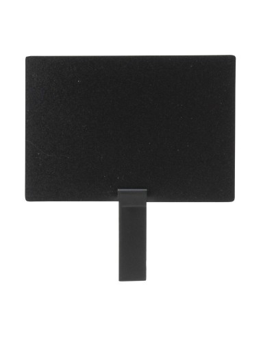 Clips porte-étiquettes Securit - lot de 6, noir