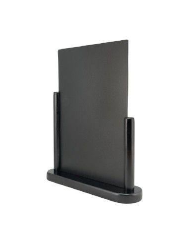 Grand chevalet de table Securit Elegant noir - A4