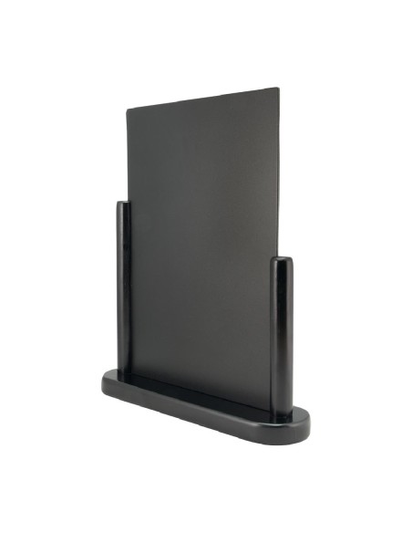 Grand chevalet de table Securit Elegant noir - A4