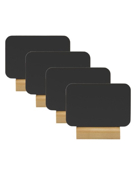 Mini chevalets Securit Silhouette - lot de 4
