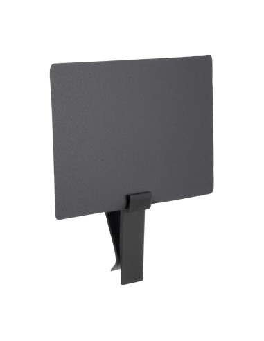 Clips porte-étiquettes Securit - lot de 6, noir