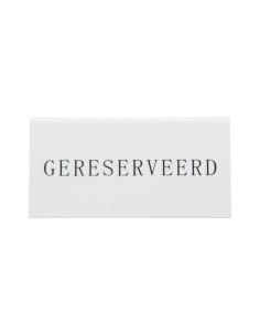 Chevalet table réservée Securit Gereserveerd - lot de 5