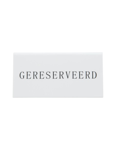 Chevalet table réservée Securit Gereserveerd - lot de 5