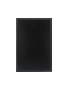 Ardoise murale cadre bois noir 40x60 cm - Securit