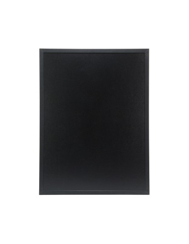 Ardoise murale cadre bois noir 60x80 cm - Securit