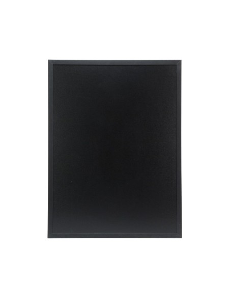 Ardoise murale cadre bois noir 60x80 cm - Securit
