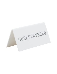 Chevalet table réservée Securit Gereserveerd - lot de 5 2
