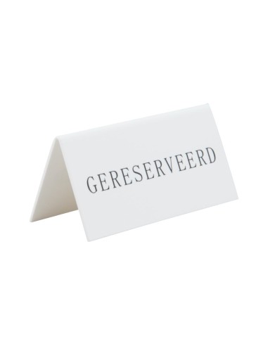 Chevalet table réservée Securit Gereserveerd - lot de 5