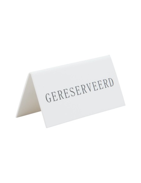 Chevalet table réservée Securit Gereserveerd - lot de 5