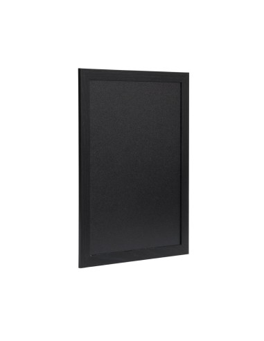 Ardoise murale cadre bois noir 30x40 cm - Securit