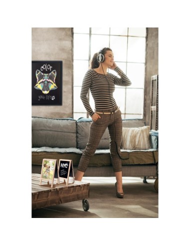 Ardoise murale cadre bois noir 40x60 cm - Securit
