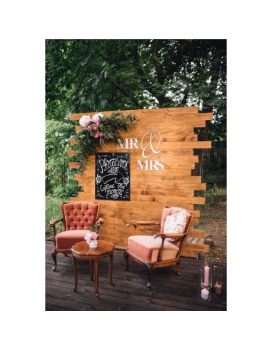 Ardoise murale cadre bois noir 60x80 cm - Securit