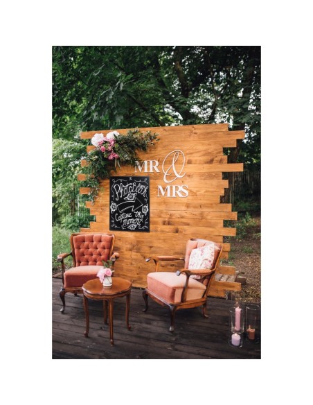 Ardoise murale cadre bois noir 60x80 cm - Securit