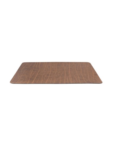 Set de table en cuir recycle Securit Leather marron - Durable