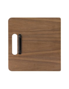 Planche porte-menu à anneaux Securit Walnut - bois laqué