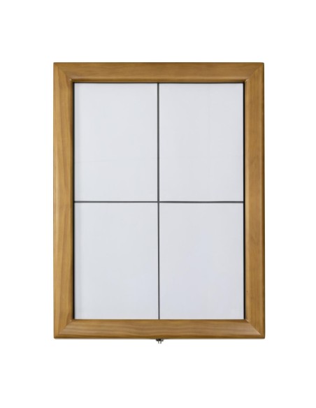 Porte-menu mural LED teck Securit 4xA4 - Vente en ligne