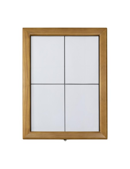 Porte-menu mural LED teck Securit 4xA4 - Vente en ligne