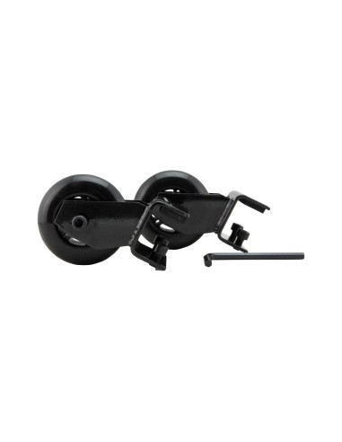 Lot de 2 roulettes silicone Securit - Noir