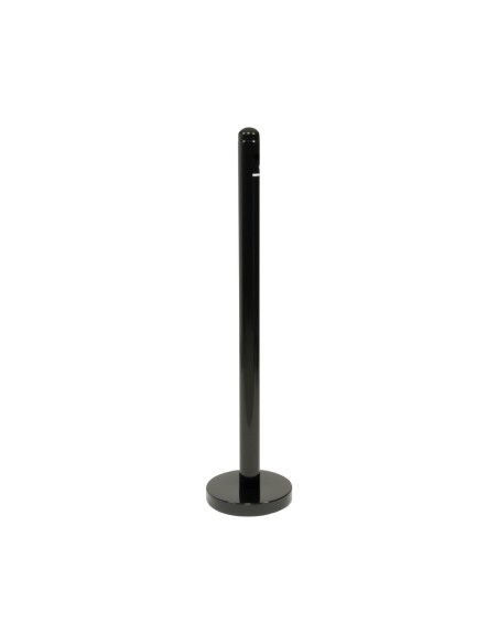 Cendrier poteau inox noir Securit 1m - 900 mégots