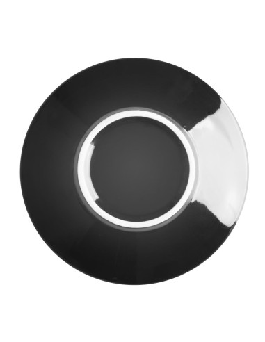 Soucoupes expresso Olympia Café noires 116mm - lot de 12