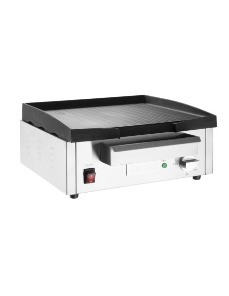 Plancha électrique Buffalo 1,8kW - Plaque fonte, thermostat 300°C