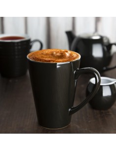 Tasses à latte Olympia Café 340 ml noir - lot de 12 2