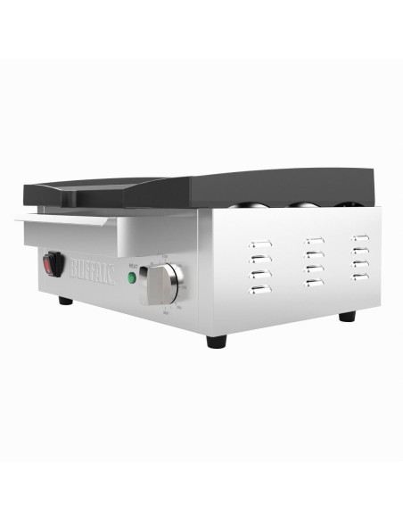 Plancha électrique Buffalo 2,8kW en fonte - 300°C