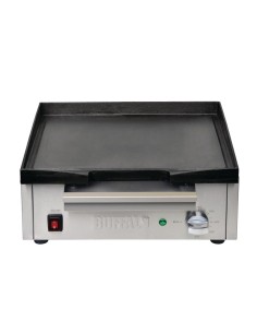 Plancha électrique Buffalo 1,8kW - Plaque fonte, thermostat 300°C 2