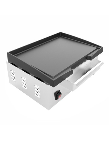 Plancha électrique Buffalo 2,8kW en fonte - 300°C