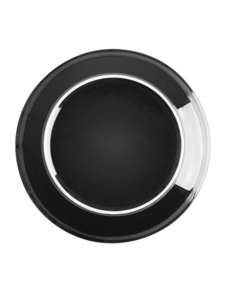 Assiettes creuses Olympia Café noires 205mm - lot de 12