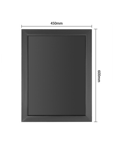 Ardoise murale Olympia 450x600 mm - Bois noir