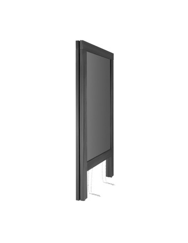 Panneau de trottoir Olympia 500x850mm cadre bois noir
