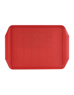 Plateau avec poignées Roltex 435x305mm rouge