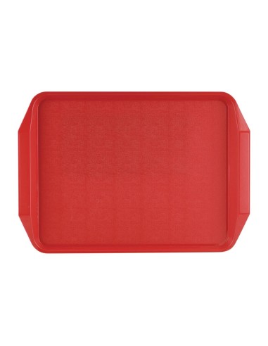Plateau avec poignées Roltex 435x305mm rouge