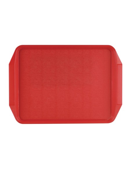 Plateau avec poignées Roltex 435x305mm rouge