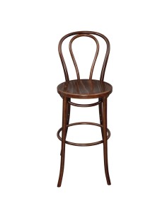 Tabouret haut bistro Fameg noyer - design vintage 2