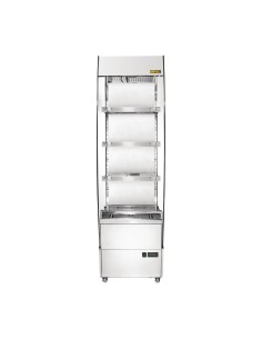 Vitrine libre-service chauffante slim Buffalo 220L - LED 2