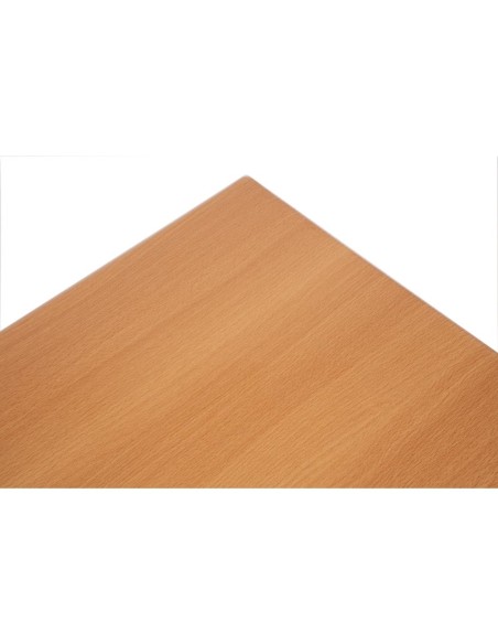 Plateau de table rectangulaire pré-percé Bolero - Hêtre 120x80 cm