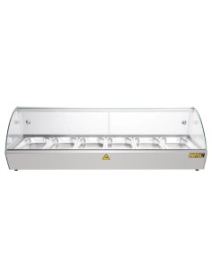 Vitrine chauffante Buffalo 120 cm - 68 L, 30-90°C 2
