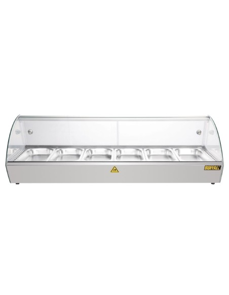 Vitrine chauffante Buffalo 120 cm - 68 L, 30-90°C
