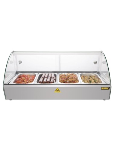 Vitrine chauffante Buffalo 80 cm - 46 L, 500W