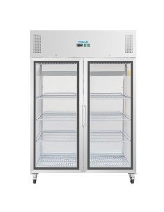 Vitrine réfrigérée Polar GN 2/1 1200L - 2 portes 2