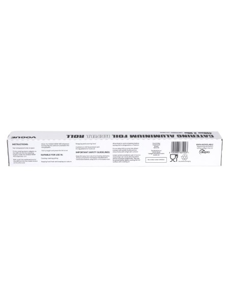Rouleaux papier aluminium Vogue 90m - lot de 3 pour Wrap450