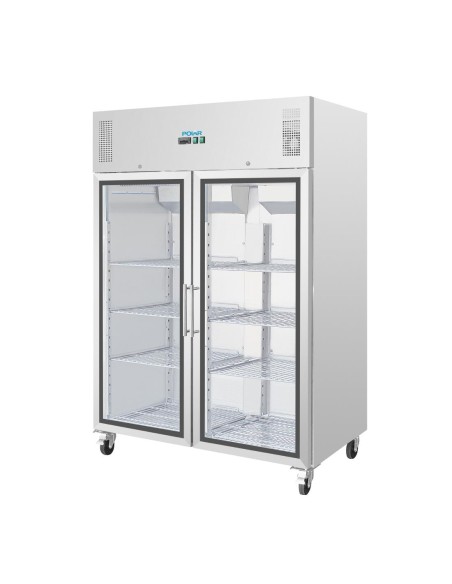 Vitrine réfrigérée Polar GN 2/1 1200L - 2 portes