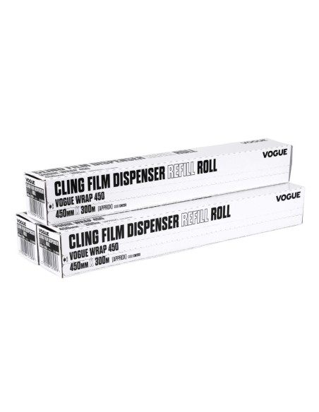 Rouleaux film alimentaire Vogue Wrap450 - Lot de 3 (300 m)