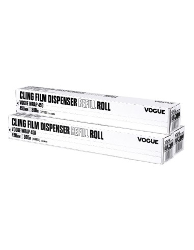 Rouleaux film alimentaire Vogue Wrap450 - Lot de 3 (300 m)